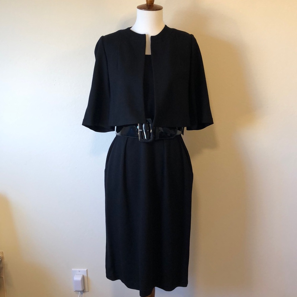 3 Piece Calvin Klein Sheath Dress Jacket Set